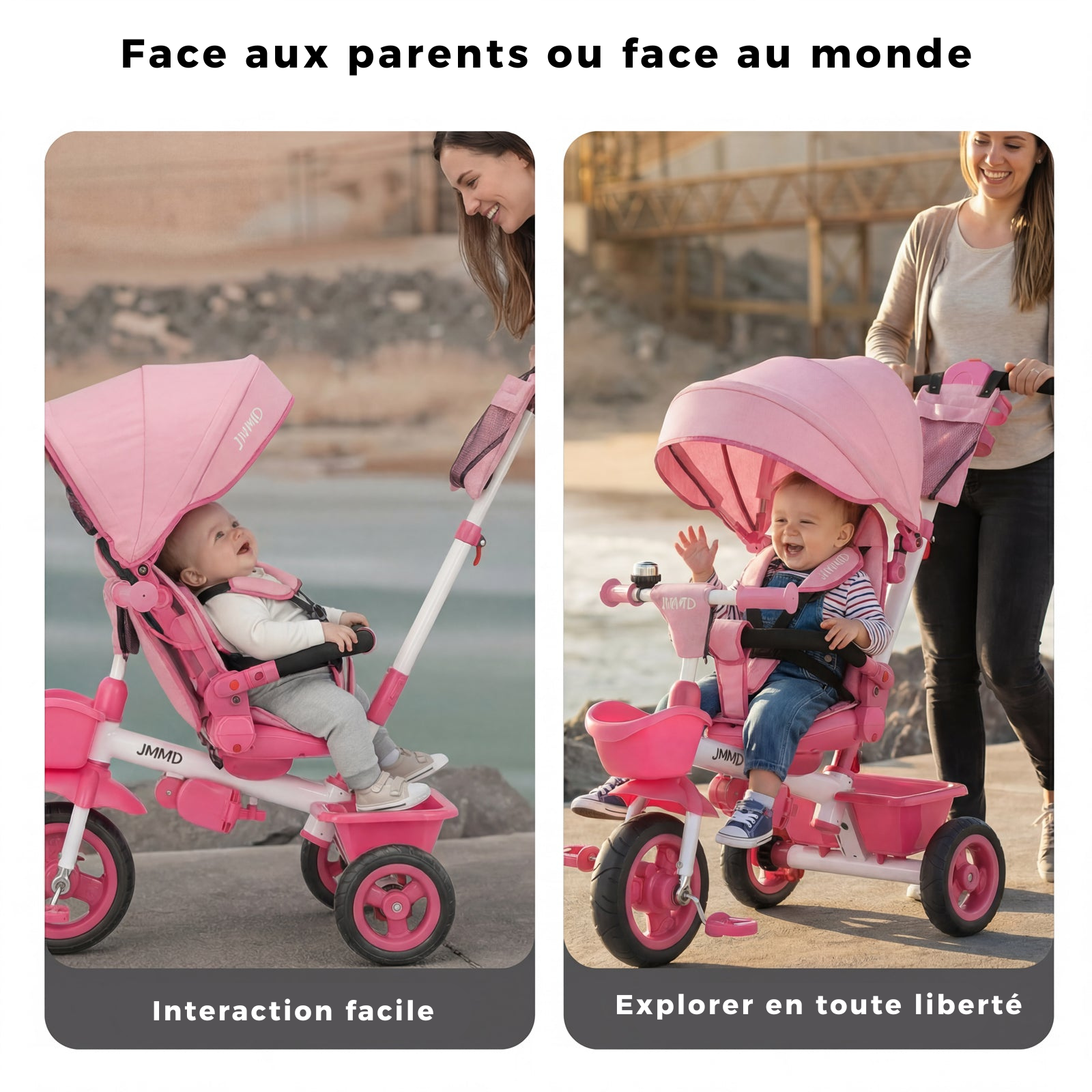 Tricycle 7-en-1 pour tout-petits qui évolue avec votre enfant (de 1 à 5 ans)