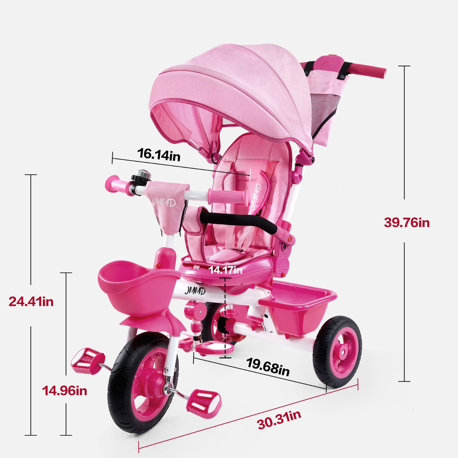 Tricycle 7-en-1 pour tout-petits qui évolue avec votre enfant (de 1 à 5 ans)