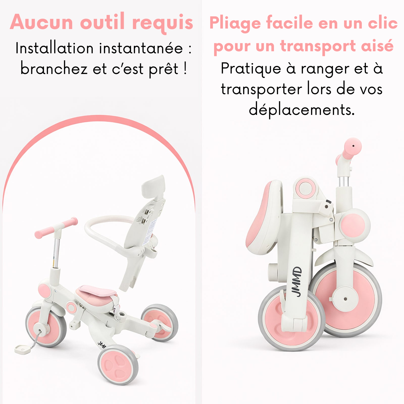 Tricycle 7 en 1 pour tout-petits – Évolutif avec votre enfant (1 à 5 ans)
